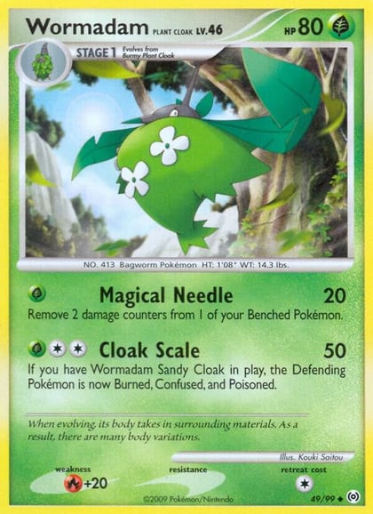 Wormadam Plant Cloak, Arceus 49/99