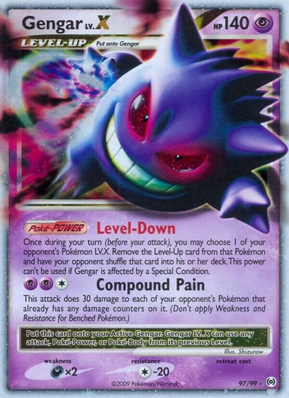 Gengar Lv.X, Arceus 97/99