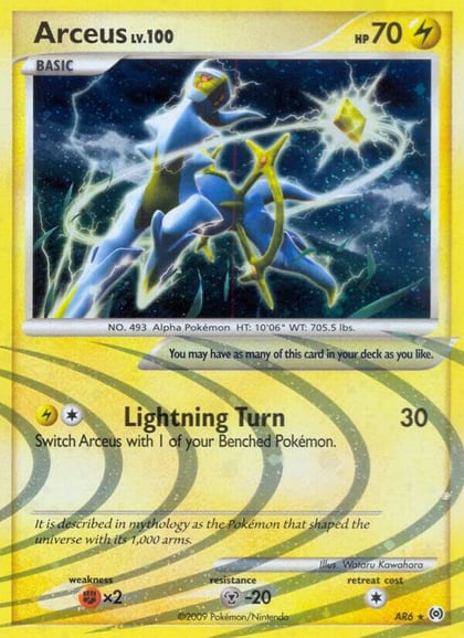 Arceus (AR6), Arceus AR6