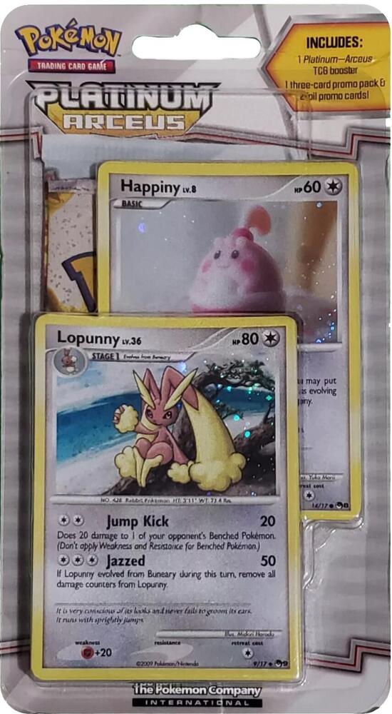 Arceus Blister Pack (Happiny & Lopunny), Arceus P645314