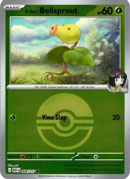 Erika's Bellsprout (Poke Ball), ME: Ascended Heroes 004/217