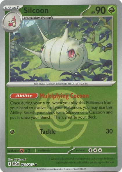 Silcoon (Love Ball), ME: Ascended Heroes 012/217