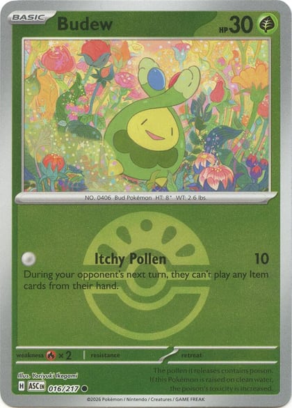 Budew - 016/217 (Friend Ball), ME: Ascended Heroes 016/217