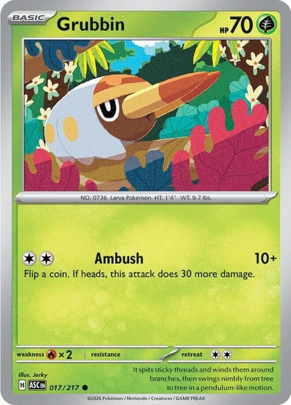 Grubbin, ME: Ascended Heroes 017/217