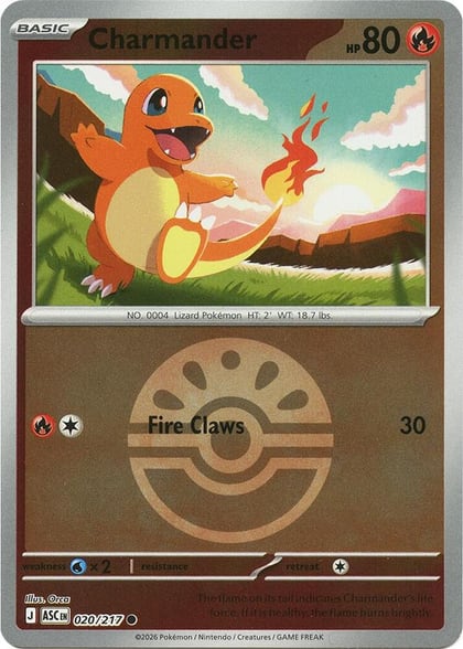 Charmander (Friend Ball), ME: Ascended Heroes 020/217