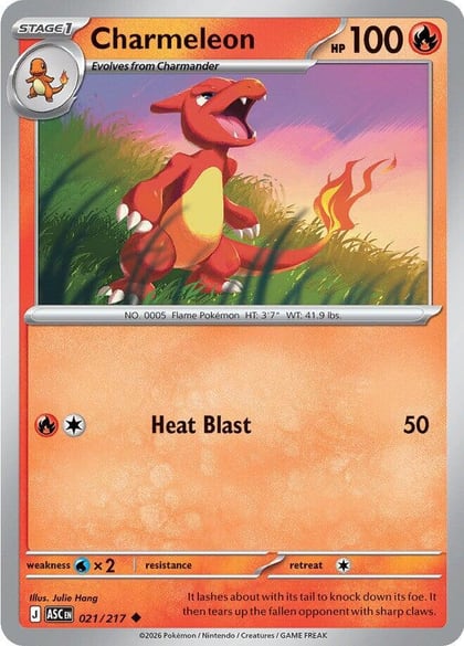 Charmeleon, ME: Ascended Heroes 021/217