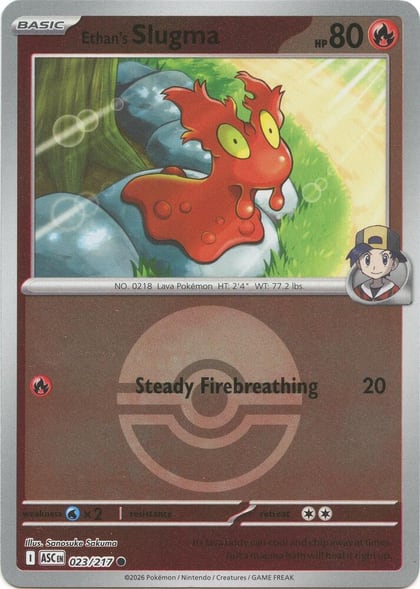 Ethan's Slugma (Poke Ball), ME: Ascended Heroes 023/217