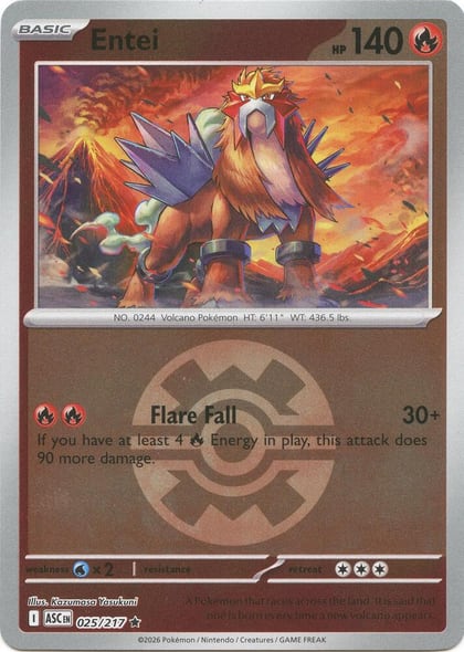 Entei (Quick Ball), ME: Ascended Heroes 025/217