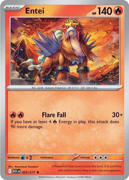 Entei, ME: Ascended Heroes 025/217