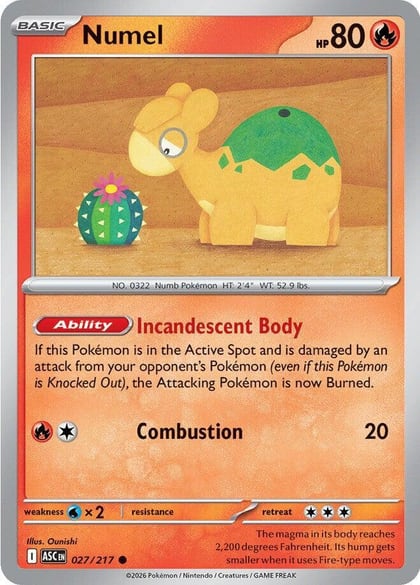 Numel - 027/217, ME: Ascended Heroes 027/217