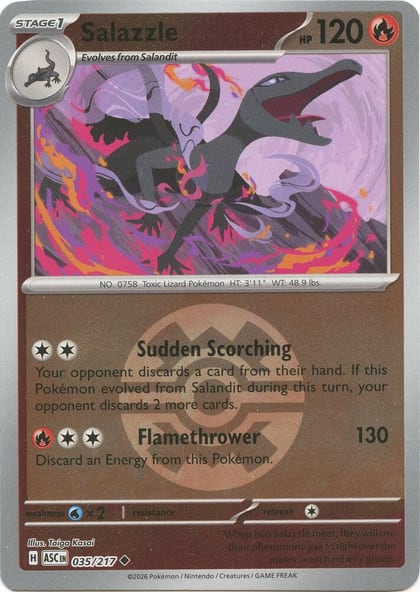 Salazzle - 035/217 (Quick Ball), ME: Ascended Heroes 035/217