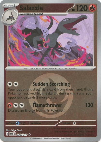 Salazzle - 035/217 (Energy Symbol Pattern), ME: Ascended Heroes 035/217