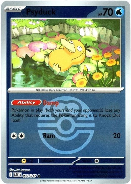 Psyduck - 039/217 (Love Ball), ME: Ascended Heroes 039/217