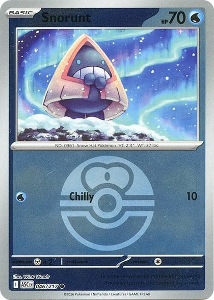 Snorunt - 046/217 (Love Ball), ME: Ascended Heroes 046/217