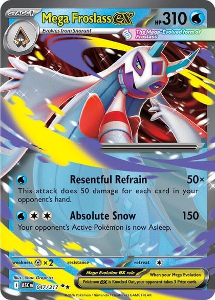 Mega Froslass ex - 047/217, ME: Ascended Heroes 047/217