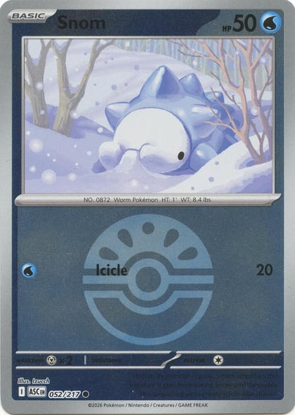 Snom (Friend Ball), ME: Ascended Heroes 052/217