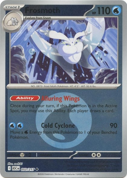Frosmoth (Energy Symbol Pattern), ME: Ascended Heroes 053/217