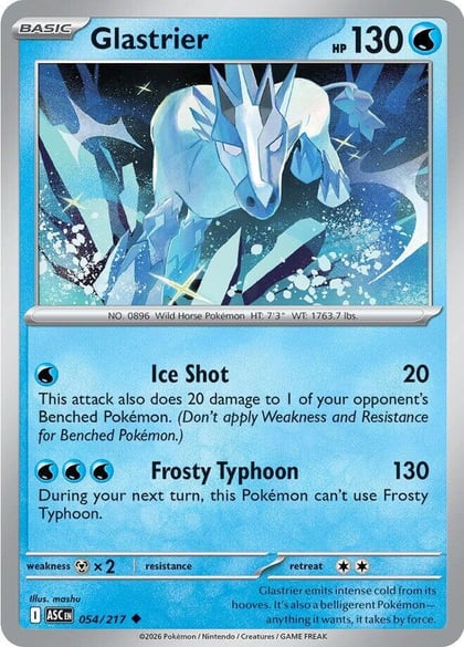 Glastrier, ME: Ascended Heroes 054/217