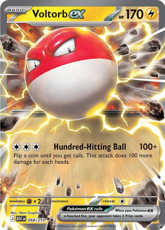 Voltorb ex, ME: Ascended Heroes 058/217
