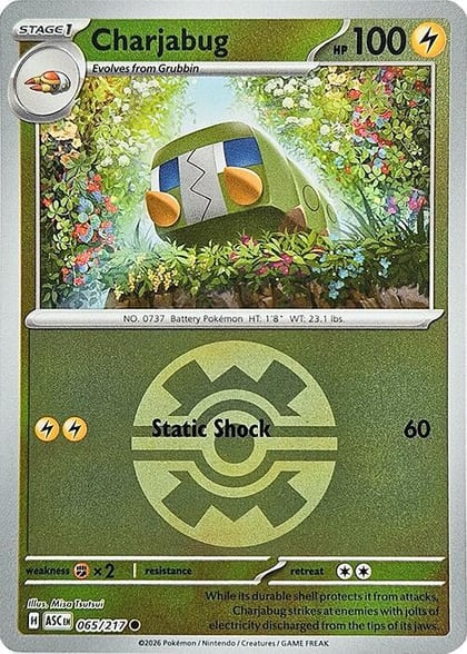 Charjabug (Quick Ball), ME: Ascended Heroes 065/217