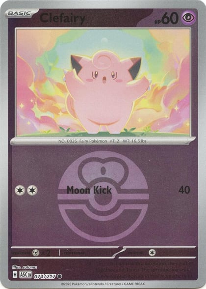 Clefairy (Love Ball), ME: Ascended Heroes 074/217