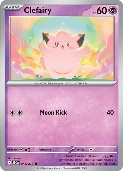 Clefairy, ME: Ascended Heroes 074/217