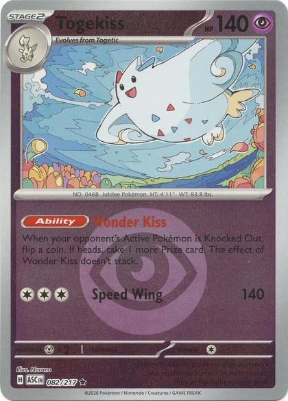 Togekiss - 082/217 (Energy Symbol Pattern), ME: Ascended Heroes 082/217