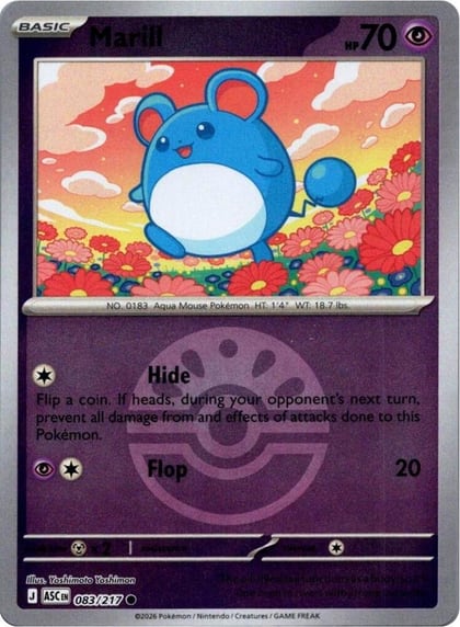 Marill - 083/217 (Friend Ball), ME: Ascended Heroes 083/217