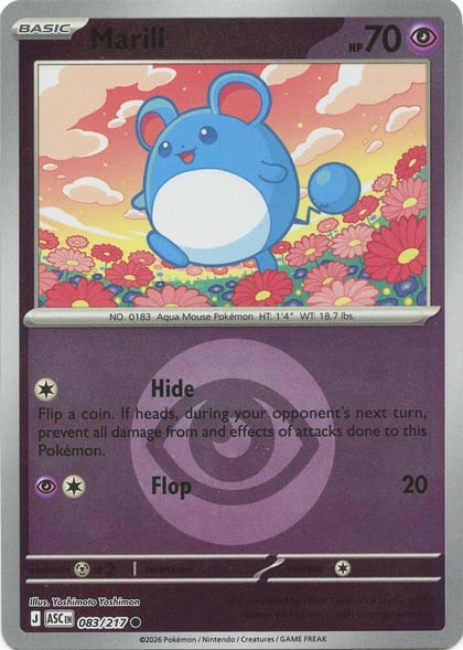 Marill - 083/217 (Energy Symbol Pattern), ME: Ascended Heroes 083/217