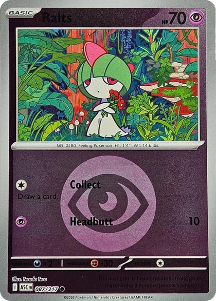 Ralts (Energy Symbol Pattern), ME: Ascended Heroes 087/217