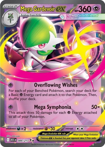 Mega Gardevoir ex, ME: Ascended Heroes 089/217
