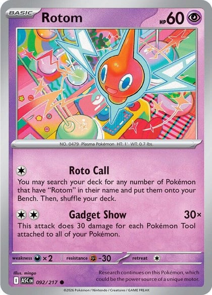 Rotom, ME: Ascended Heroes 092/217