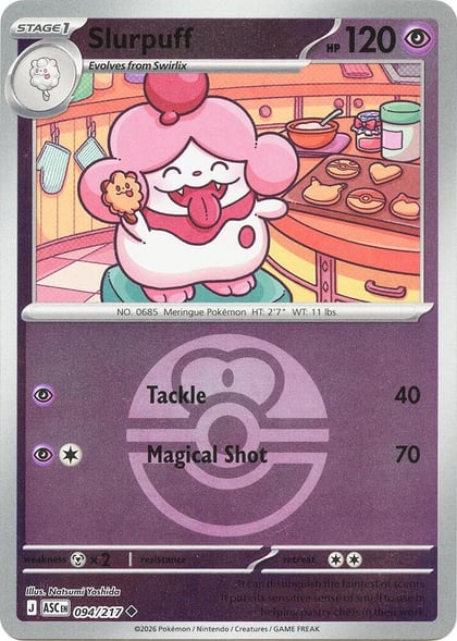 Slurpuff - 094/217 (Love Ball), ME: Ascended Heroes 094/217