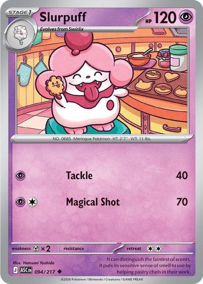 Slurpuff - 094/217, ME: Ascended Heroes 094/217