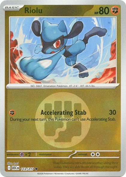 Riolu (Energy Symbol Pattern), ME: Ascended Heroes 112/217