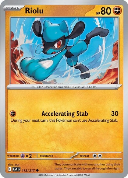 Riolu, ME: Ascended Heroes 112/217