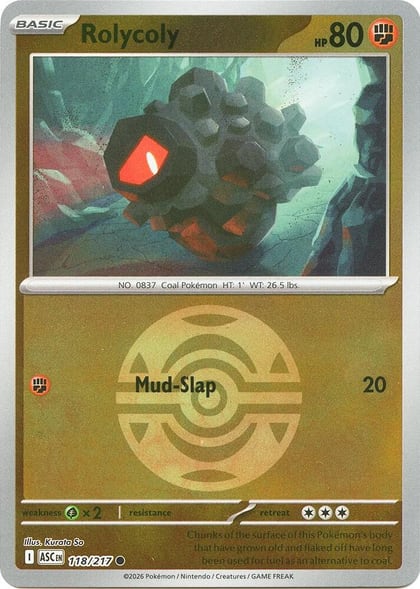Rolycoly (Dusk Ball), ME: Ascended Heroes 118/217