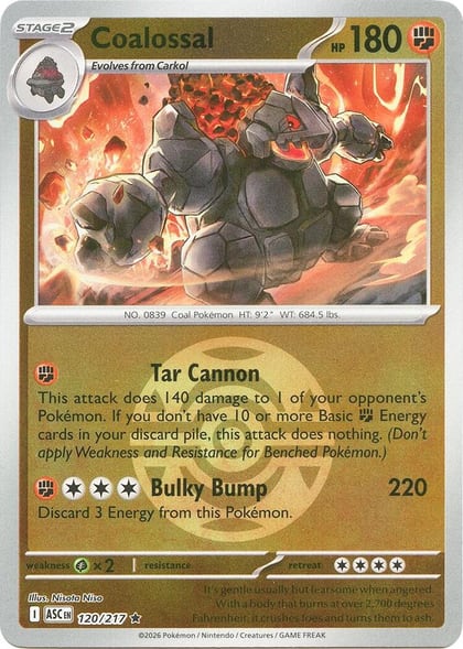 Coalossal (Dusk Ball), ME: Ascended Heroes 120/217