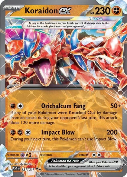 Koraidon ex, ME: Ascended Heroes 121/217