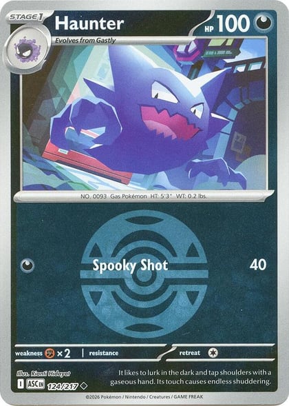 Haunter (Dusk Ball), ME: Ascended Heroes 124/217