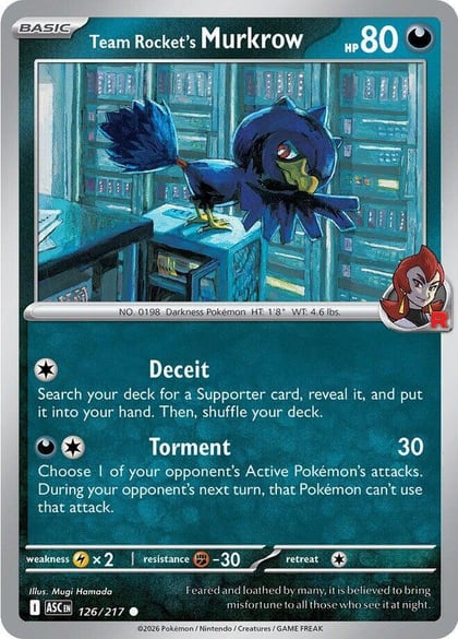 Team Rocket's Murkrow, ME: Ascended Heroes 126/217