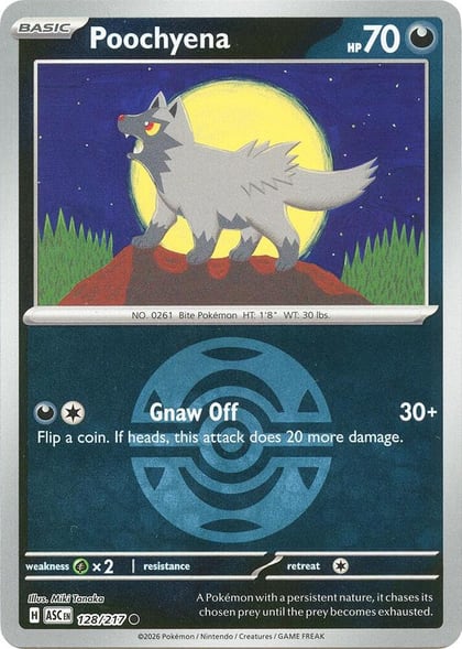 Poochyena (Dusk Ball), ME: Ascended Heroes 128/217