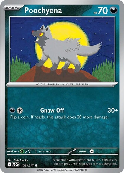 Poochyena, ME: Ascended Heroes 128/217