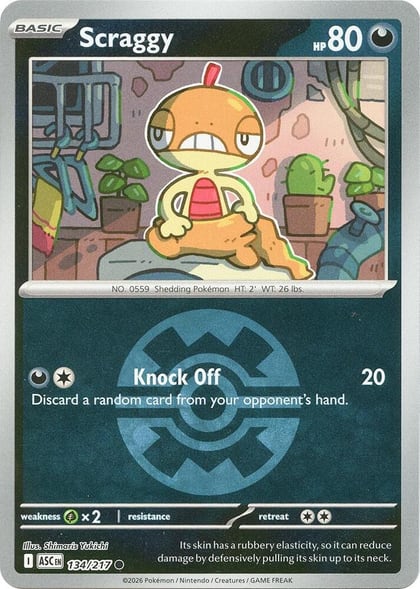 Scraggy (Quick Ball), ME: Ascended Heroes 134/217