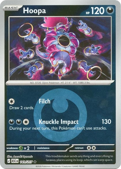 Hoopa (Energy Symbol Pattern), ME: Ascended Heroes 141/217
