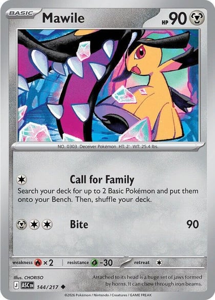 Mawile - 144/217, ME: Ascended Heroes 144/217