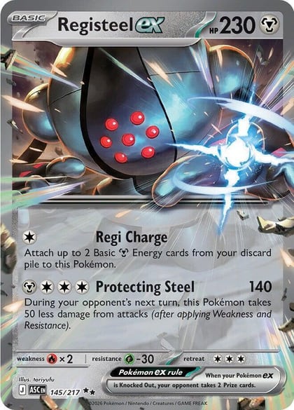 Registeel ex, ME: Ascended Heroes 145/217