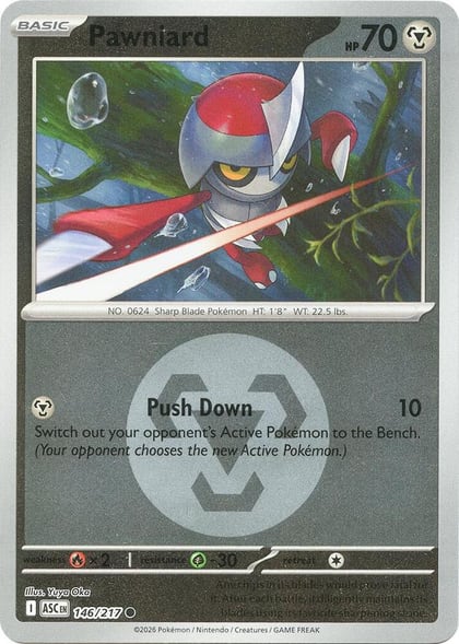 Pawniard (Energy Symbol Pattern), ME: Ascended Heroes 146/217