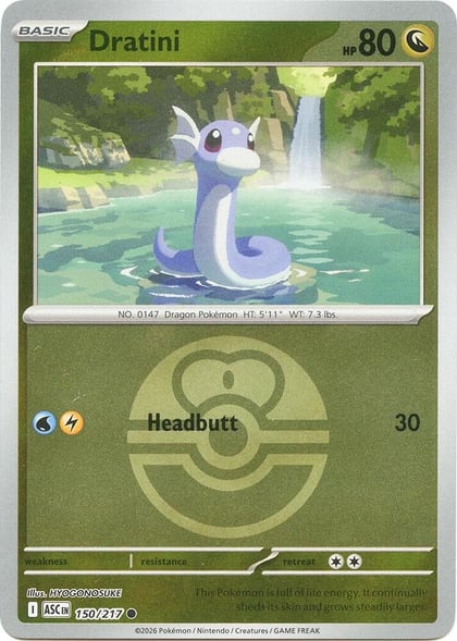 Dratini (Love Ball), ME: Ascended Heroes 150/217