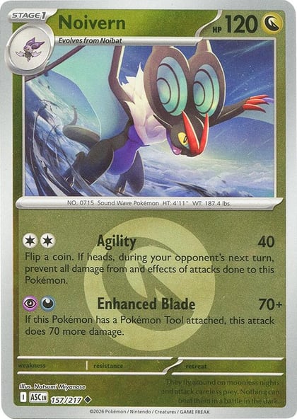 Noivern (Energy Symbol Pattern), ME: Ascended Heroes 157/217